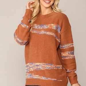 NWT Confetti Textured Crewneck Sweater